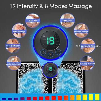 Elektryczny masażer do stóp Pad masaż mięśni trener relaksacyjny do masażu Fitness