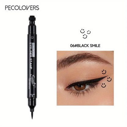 7-stylowy eyeliner  Szybkoschnący Wodoodporny Eyeliner Pen Double-ended Lazy Eye Liner Pencil