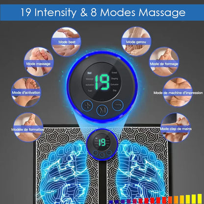 Elektryczny masażer do stóp Pad masaż mięśni trener relaksacyjny do masażu Fitness