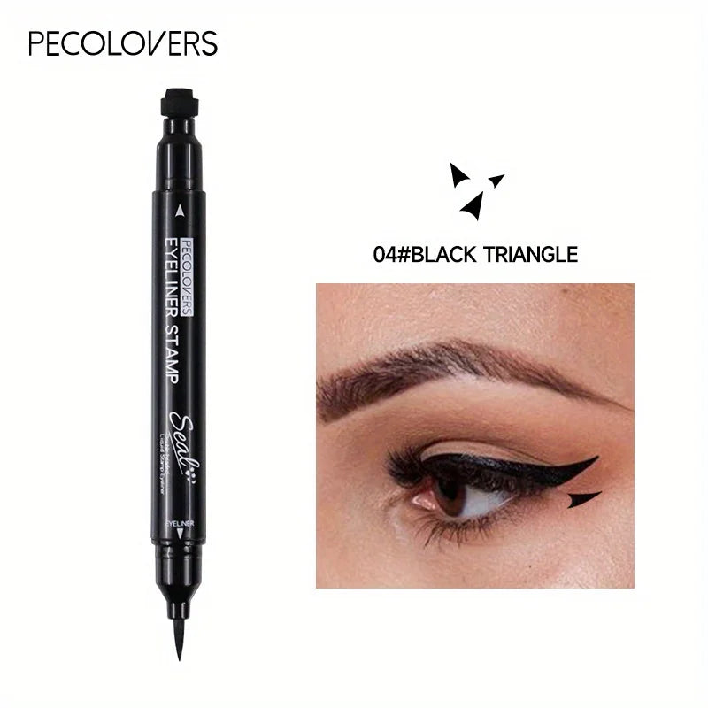 7-stylowy eyeliner  Szybkoschnący Wodoodporny Eyeliner Pen Double-ended Lazy Eye Liner Pencil