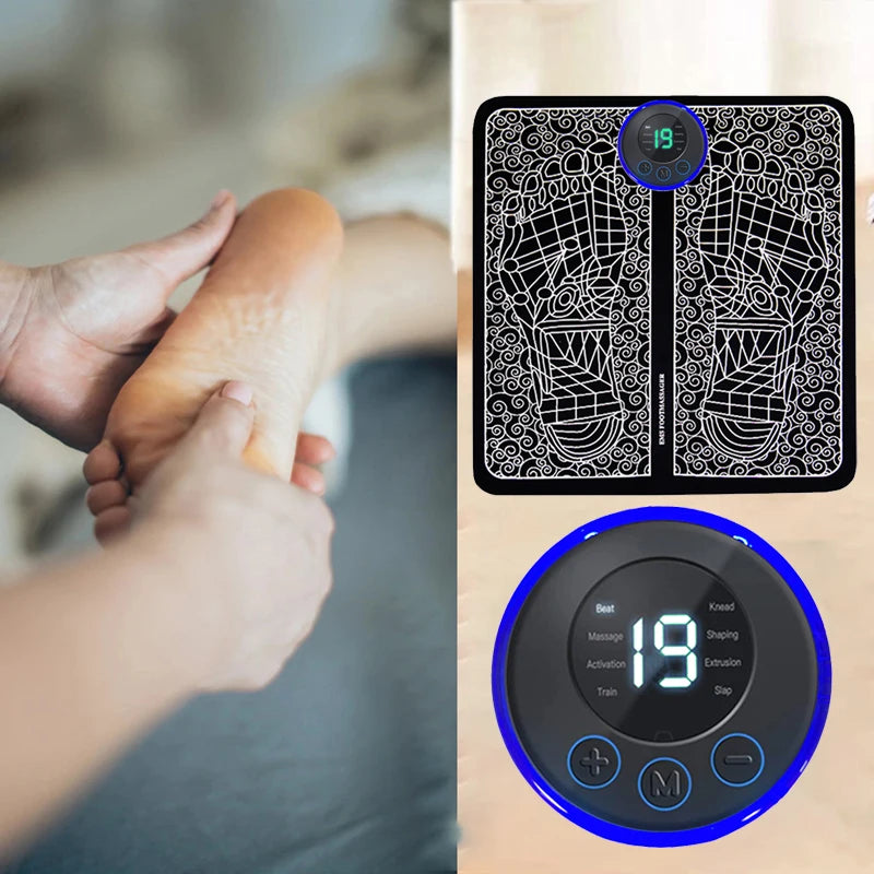 Elektryczny masażer do stóp Pad masaż mięśni trener relaksacyjny do masażu Fitness