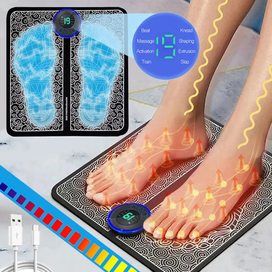 Elektryczny masażer do stóp Pad masaż mięśni trener relaksacyjny do masażu Fitness