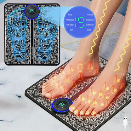 Elektryczny masażer do stóp Pad masaż mięśni trener relaksacyjny do masażu Fitness
