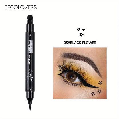 7-stylowy eyeliner  Szybkoschnący Wodoodporny Eyeliner Pen Double-ended Lazy Eye Liner Pencil