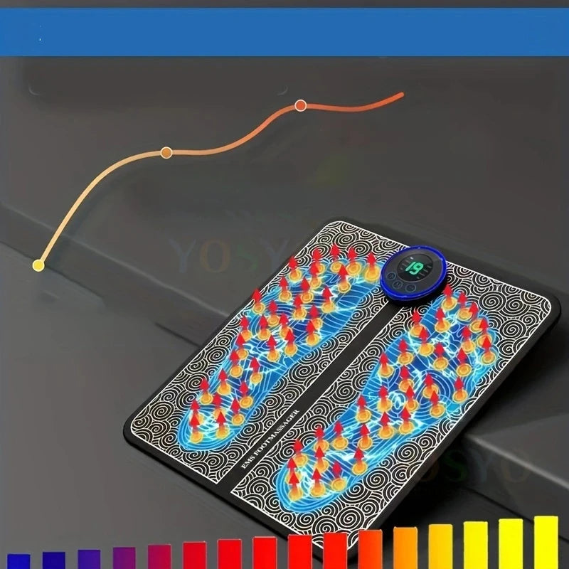 Elektryczny masażer do stóp Pad masaż mięśni trener relaksacyjny do masażu Fitness