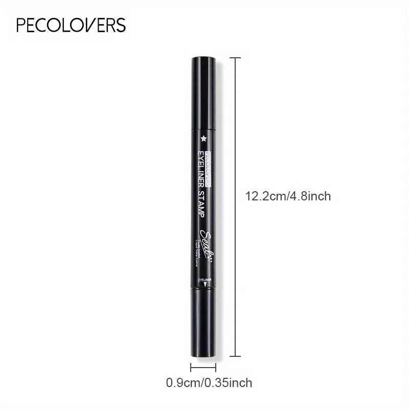 7-stylowy eyeliner  Szybkoschnący Wodoodporny Eyeliner Pen Double-ended Lazy Eye Liner Pencil