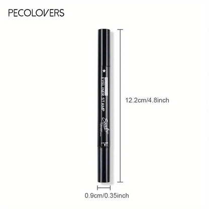 7-stylowy eyeliner  Szybkoschnący Wodoodporny Eyeliner Pen Double-ended Lazy Eye Liner Pencil