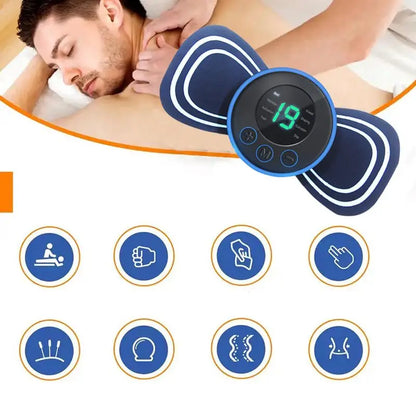 Inteligentny mini elektryczny masażer szyi ładujący przenośny masażer na ramię i szyję z wieloma regulowanymi poziomami